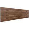 Cabecero De Madera Reciclada Dm Estilo Palet Horizontal 135x46cm Camas 120/135 - Nogal Madera