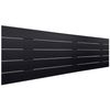 Cabecero De Madera Reciclada Dm Estilo Palet Horizontal 145x46cm Camas 135/140 - Negro Sólido