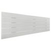 Cabecero De Madera Reciclada Dm Estilo Palet Horizontal 160x46cm Camas 150/160 - Blanco Sólido