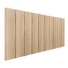 Cabecero De Madera Reciclada Dm Estilo Palet Vertical 90x46cm Camas 80/90 - Madera Natural