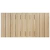 Cabecero De Madera Reciclada Dm Estilo Palet Vertical 90x46cm Camas 80/90 - Madera Natural