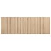 Cabecero De Madera Reciclada Dm Estilo Palet Vertical 145x46cm Camas 135/140 - Madera Natural