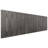 Cabecero De Madera Reciclada Dm Estilo Palet Vertical 150x46cm Camas 150 - Ceniza Madera