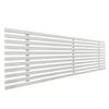 Cabecero De Madera Reciclada Dm Estilo Palet Japones 145x46cm Camas 135/140 - Blanco Sólido