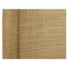 Cabecero De Lino Natural Liso Con Ribete 135x50cm Camas 120/135 - Mostaza