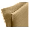 Cabecero De Lino Natural Liso Con Ribete 135x50cm Camas 120/135 - Mostaza