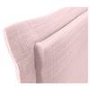 Cabecero De Lino Natural Liso Con Ribete 135x50cm Camas 120/135 - Rosa Palo