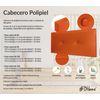 Cabecero De Polipiel Con Botones 110x50cm Camas 105 - Naranja