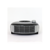 Calefactor Horizontal Candil 2000w Blanco/negro | Termostato Regulable | 2 Potencias Negro  Negro