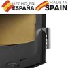 Estufa De Leña Modelo N 12.42 Kw | Chimenea De Leña Moderna Para Salón, Cocina O Habitación | Hogar De Leña Cassette Insert