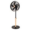 Ventilador De Pie De Estilo Nórdico | Ventilador De Pie Falcon Negro Y Haya | Ventilador De Pie Silencioso 50w