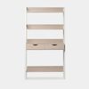 Mesa De Escritorio Madera Y Metal Klast Home Moderno 85 X 154 Cm - Blanco