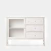 Aparador Estrecho Madera Reciclada Klast Home Natural 120 X 88 Cm - Blanco