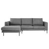 Sofá Chaise Longue Tejido Klast Home  298 X 100 Cm - Gris