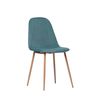 Silla De Comedor Terciopelo Klast Home Nórdico 45 X 86 Cm - Azul Teal