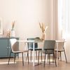 Silla De Comedor Poliéster Klast Home Industrial 45 X 83 Cm - Beige