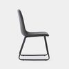 Silla De Escritorio Poliéster Klast Home Industrial 52 X 86 Cm - Gris Oscuro