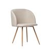 Silla Tapizada Tela Klast Home Nórdico 54 X 82 Cm - Beige