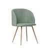 Silla De Comedor Poliéster Klast Home Nórdico 54 X 82 Cm - Verde