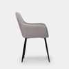 Silla Tapizada Tela Klast Home Moderno 58 X 85 Cm - Gris