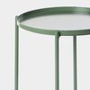 Mesa Auxiliar Metal Klast Home Moderno 45 X 53 Cm - Verde Oscuro