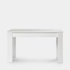 Mesa Fija Madera De Pino Lacada Klast Home Nórdico 140 X 78 Cm - Blanco