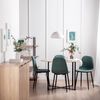 Silla De Comedor Poliéster Klast Home Nórdico 45 X 86 Cm - Verde Oscuro