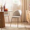 Silla De Comedor Poliéster Klast Home Nórdico 49 X 81 Cm - Beige