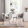 Silla De Comedor Terciopelo Klast Home Nórdico 49 X 81 Cm - Gris