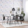 Silla De Comedor Poliéster Klast Home Nórdico 44 X 93 Cm - Topo