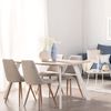 Silla De Comedor Poliéster Klast Home Nórdico 47 X 87 Cm - Beige