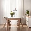 Silla De Comedor Poliéster Klast Home Nórdico 54 X 82 Cm - Beige