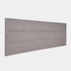 Cabecero Doble Poliéster Klast Home Contemporáneo 166 X 53 Cm - Gris