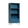 Estantería De Pared Madera Y Metal Klast Home Industrial 80 X 169 Cm - Azul