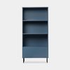 Estantería De Pared Madera Y Metal Klast Home Industrial 80 X 169 Cm - Azul