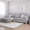 Sofá Modular Tejido Klast Home  280 X 100 Cm - Gris