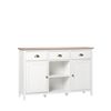 Aparador Madera Klast Home Contemporáneo 130 X 85 Cm - Blanco