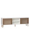 Mueble Tv Madera Klast Home Nórdico 180 X 59 Cm - Blanco