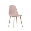 Silla De Comedor Poliéster Klast Home Nórdico 45 X 86 Cm - Rosa