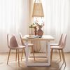 Silla De Comedor Poliéster Klast Home Nórdico 45 X 86 Cm - Rosa