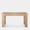 Mesa Rectangular Extensible Melamina Klast Home Moderno 140 X 77 Cm - Natural