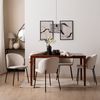 Silla De Comedor Poliéster Klast Home Nórdico 49 X 80 Cm - Beige