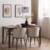 Silla De Comedor Poliéster Klast Home Nórdico 51 X 80 Cm - Beige