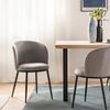 Silla De Comedor Poliéster Klast Home Nórdico 51 X 80 Cm - Gris