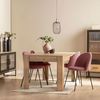 Silla De Comedor Terciopelo Klast Home Nórdico 49 X 81 Cm - Rosa