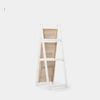 Estantería De Escalera Madera Klast Home Rústico 41 X 110 Cm - Blanco