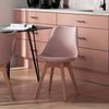 Silla De Cocina Polipropileno Klast Home Nórdico 48 X 82 Cm - Rosa