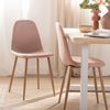 Silla De Comedor Poliéster Klast Home Nórdico 45 X 86 Cm - Rosa