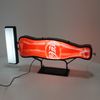 Spazioluzio - Letrero Vintage Luminoso Coca Cola Tipo Botella Con Estructura Metálica 103cm