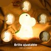Lámpara Nocturna Infantil - Kidoo - Dinosaurio, Led, 8 Colores, Eficiencia Energética Y Brillo Ajustable, Carga Usb
